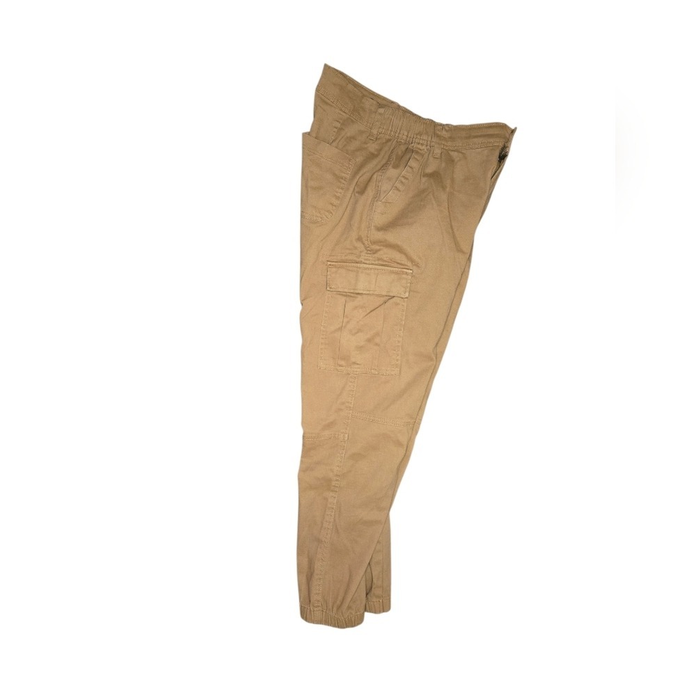AERO High Rise Cargo Joggers Tan — Minimal‎ Normcore Utility Size M Neutral - Picture 5 of 8